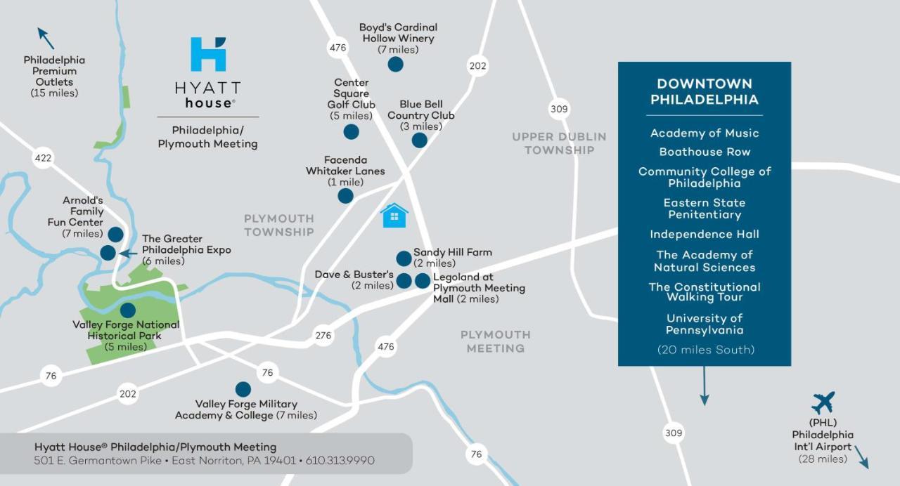 Hyatt House Philadelphia/Plymouth Meeting Hotel East Norriton Buitenkant foto